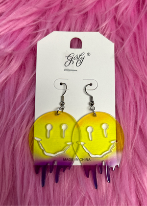 Open image in slideshow, Smiley Earrings
